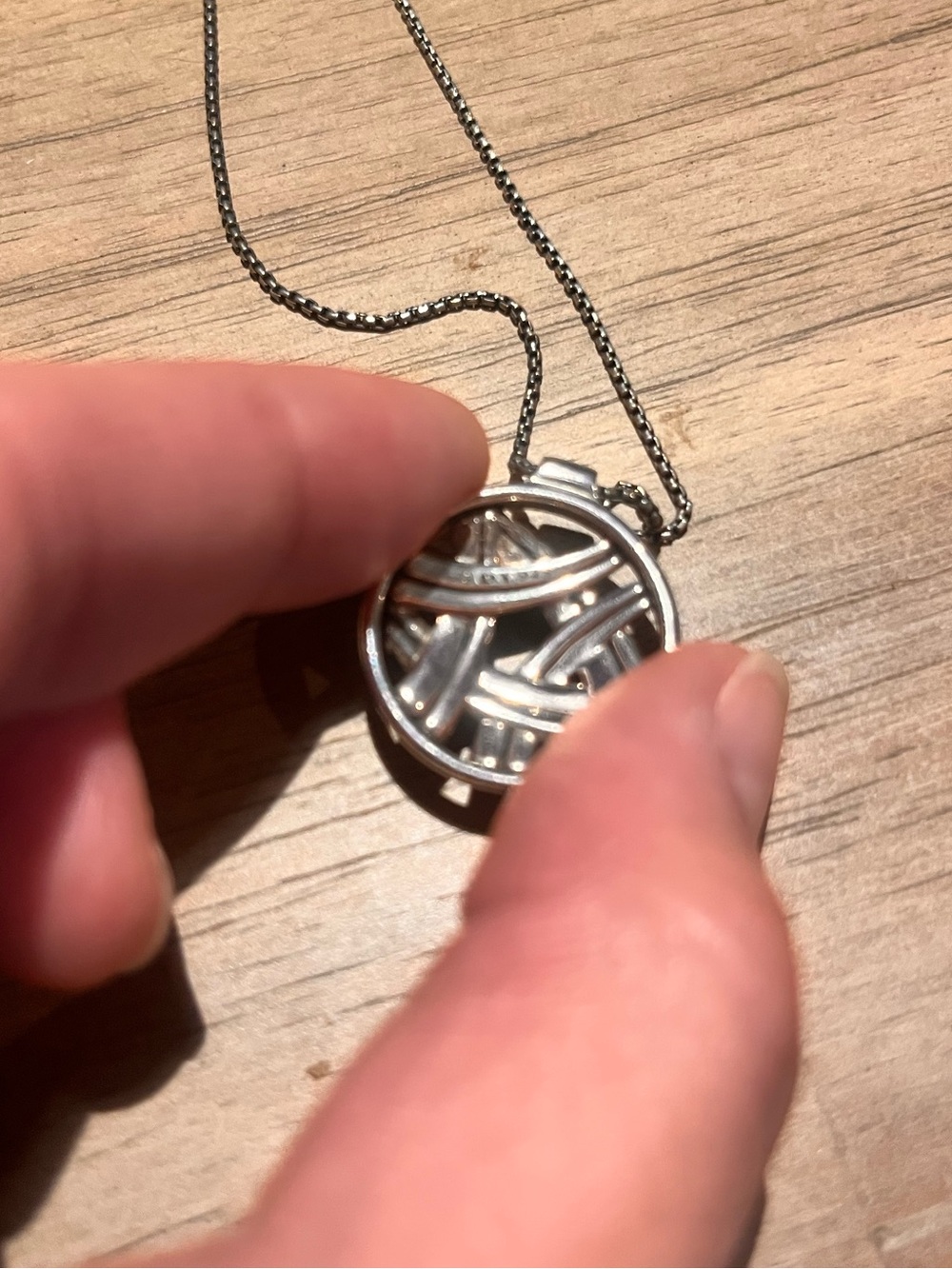 David Yurman diamond and papyrus pendant necklace - Picture 5 of 5